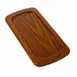 American Metalcraft AWB147 Ash Wood Serving Board, Rectangular 14" L x 7" W x 3/4" H, Rimmed Edge, Hand Wash Only 1 image