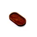 American Metalcraft AWB7 Oval Ash Wood Serving Board, 7" L x 4" W x 3/4" H, Rimmed Edge, Hand Wash – Wooden Platter 1 image
