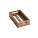 American Metalcraft AWH1 Wooden Serving & Display Crate, Rectangular Acacia, 9-7/8" Length 1 image