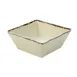 American Metalcraft AWMSQ94 3-4 Quart (125 oz) Melamine Bowl, 9.5" x 4" (9.5" sq.) Antique White, Dishwasher Safe 1 image
