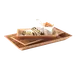 American Metalcraft BAM14 - Rectangular Bamboo Tray, 14-1/4" L x 7-1/2" W x 1-1/2" H, Natural Finish 1 image