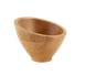 American Metalcraft BAMSL52 Wooden Bowl - 8 oz (0.25 qt), round angled, 5" dia x 3-1/2" H, bamboo, hand-wash only 1 image