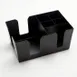 American Metalcraft BARB7 Bar Caddy, 9"L x 6"W x 4"H, 6-Compartment Steel, Powder-Coated Black 1 image