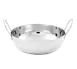 American Metalcraft BD72 Balti Dish Bowl, 1 Quart (40 oz), 7" Dia x 4" H, 8-7/8" Handles, Stainless Steel 1 image