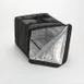 American Metalcraft BLBAG19 Pizza Delivery Bag 19" x 19" x 14" Black Nylon PVC Foam, Cap 6 Boxes 1 image