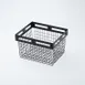 American Metalcraft BNRB129 Twilight Basket - Black Metal, 12-1/8" L x 10" W x 8" H, Nestable 1 image