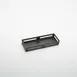 American Metalcraft BR15 Rectangular Black 403 Stainless Steel Riser,14-5/8"L x5-1/8"W x2"H 1 image