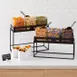 American Metalcraft BRR6 Twilight Riser, 15" L x 5.5" W x 6" H Rectangular Black Metal Stand, Fits BR15 GJ40 MSJ5 2 image