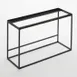 American Metalcraft BRR9 Twilight Riser, 15" L x 5.5" W x 9" H Black Metal Stand, Fits BR15/GJ40/MSJ5, 10-19"W x9-11"H 1 image