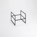American Metalcraft BRT1 Black Square Display Riser, 8" H (adjustable 5-8"), Twilight, 1-2 Capacity 1 image