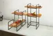 American Metalcraft BRT3 Three‑Tier Black Square Display Riser, 25‑1/2" H, 3‑4 Steps, Modular Tabletop Stand 2 image