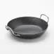 American Metalcraft BSPP9 Paella Pan, 52 Oz 11" Round Black Steel, Induction Ready 1 image