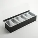 American Metalcraft CDB6 6-Compartment Holder, 17.75" L x 5.75" W x 3.5" H, steel housing 1 image