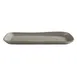 American Metalcraft CP12SH Plastic Serving Platter, 12" x 7-1/8" x 1" Rectangular Gray Melamine, NSF 1 image