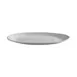 American Metalcraft CPL12CL - Oval Plastic Serving Platter, 12" L x 9" W x 7/8" H, White Melamine, BPA-Free 1 image