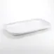 American Metalcraft CPL21CL Plastic Serving Platter, 21" L x 12-7/8" W x 2" H White Melamine, BPA‑Free, NSF 1 image