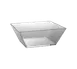 American Metalcraft CRGSQ117 Rain Bowl – 12" x 12" x 4.5" (7 qt/224‑255 oz) Clear Styrene Square Bowl 1 image