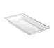 American Metalcraft CRGT19 Serving Platter - 48 oz Rain Tray, 14" L x 7.5" W x 1.5" H, clear rectangular styrene 1 image