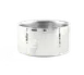 American Metalcraft DWBH6 Double‑Wall Bowl, 6" Dia x 3" H, 34 oz (1 qt), Hammered Stainless Steel 1 image