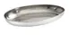 American Metalcraft DWHVSEA18 Hammered Double Wall Oval Seafood Tray, 18" Length, Stainless Steel 1 image