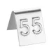 American Metalcraft EM1200 Sign, Embossed Stainless Steel Markers, 1.5" x 1" Size, Numbers 1-200 - Set 1 image