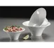 American Metalcraft FLRB8 33 oz (1 qt) Round Plastic Bowl, 8" Dia x 3¾" H White Melamine, Durable, Dishwasher Safe 1 image