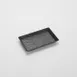 American Metalcraft FSMEL12 - Tray, 12" L x 7" W x 1.5" H, Break-Res Melamine, Slate Black Finish 1 image