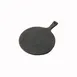 American Metalcraft FSR9 Melamine Serving Peel with Handle, 9" Diameter x 5/8" H, 12-5/8" Length, Faux Slate 1 image