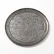 American Metalcraft GTP12 Round Tray, 12" Diameter x 3/8" Height, 6mm Thick Galvanized Onyx 1 image