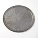 American Metalcraft GTP16 Serving & Display Tray, Round 16" Dia x 3/8" H, 6mm Thick Galvanized with Onyx 1 image
