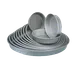 American Metalcraft HC9006 - Tapered Nesting Pizza Pan, 5½" OD x 5" ID x 1⅛" Deep, 14‑Gauge Aluminum 1 image