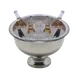 American Metalcraft HMPB20 13-Quart Hammered Punch Bowl, 18-1/2" Dia. x 12" H, 18/8 Stainless Steel 1 image