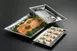 American Metalcraft HMRT1019 Rectangular Tray 18-3/4"L x9-3/4"W x1-3/8"H Stainless Steel Hammered 1 image