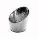 American Metalcraft HMSR6 Angled 2-Qt Stainless Steel Tub, 8-3/8" Dia x 7-5/8" H, Hammered Finish 1 image