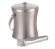 American Metalcraft ISSB6 Ice Bucket, 34 oz, 4-7/8" Dia x 6-3/8" H, Steel, Includes Tong & Grating 1 image