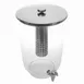 American Metalcraft JUICE4 20‑Qt Uninsulated Dispenser, Tritan, 12½"L x12"W x20½"H, Faucet & Cover 1 image