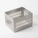American Metalcraft KSMC10 ½‑Size Collapsible Milk Crate Rectangular Steel 12‑1/8"L x10"W x8‑1/8"H 1 image