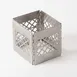 American Metalcraft KSMC6 Milk Crate 1/6 Square Stainless Steel Foldable 6-1/4"L x 5-3/4"W x 6-1/2"H 1 image