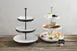American Metalcraft LFTTSW17 Tiered Display Stand, Round White Melamine, 17.5" H, 3‑4 Tier Lift Collection 2 image