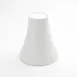American Metalcraft LFTW67 Pedestal- 6-1/2" Dia x 7-1/8" H, White Melamine Lift, Height5-9"/Dia5-10" 1 image