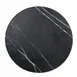 American Metalcraft MB21 Serving Board – 21½" Dia x 1⅛" H Melamine Tray, Black Marble Pattern, No Handle 1 image