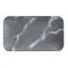 American Metalcraft MCP12GM Rectangular Melamine Serving Platter, 12" L x 7" W x 1" H, Matte Marble Grey Dinnerware 1 image