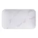 American Metalcraft MCP12MA - 12" x 7" x 1" Rectangular Melamine Platter, Matte Marble White, Mix & Matte Collection 1 image