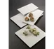 American Metalcraft MEL2113 Plastic Serving Platter, 21.5" L x 13" W x 0.75" H, white melamine, break‑resistant 1 image