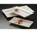 American Metalcraft MEL23 Endurance Rectangular Platter, 18" L x 8.25" W x 2" H, White Melamine 1 image