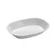 American Metalcraft MLRS12 Oblong Melamine Plastic Bowl, 42 oz (1 qt) White, 12" L × 9" W × 2" H, Reusable Dinnerware 1 image