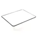 American Metalcraft MRCW12 4‑Quart (131 oz) Bowl, 11.75" L x 10.38" W x 3.25" H, White/Black Rim 1 image