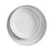American Metalcraft MSEA10S Seafood Tray – 10" Diameter Silver Melamine Plastic Serving Tray 2 image