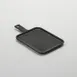 American Metalcraft MSP61 Rectangular Melamine Serving Peel, 6-7/8" L x 5.5" W x 1/2" H, 9.5" L with Handle, Black 1 image
