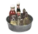 American Metalcraft MTUB10 Tub, 88 oz (2.75 qt) 9‑3/4" Dia x 3‑1/4" H Tin with Side Handles Hand‑Wash 1 image